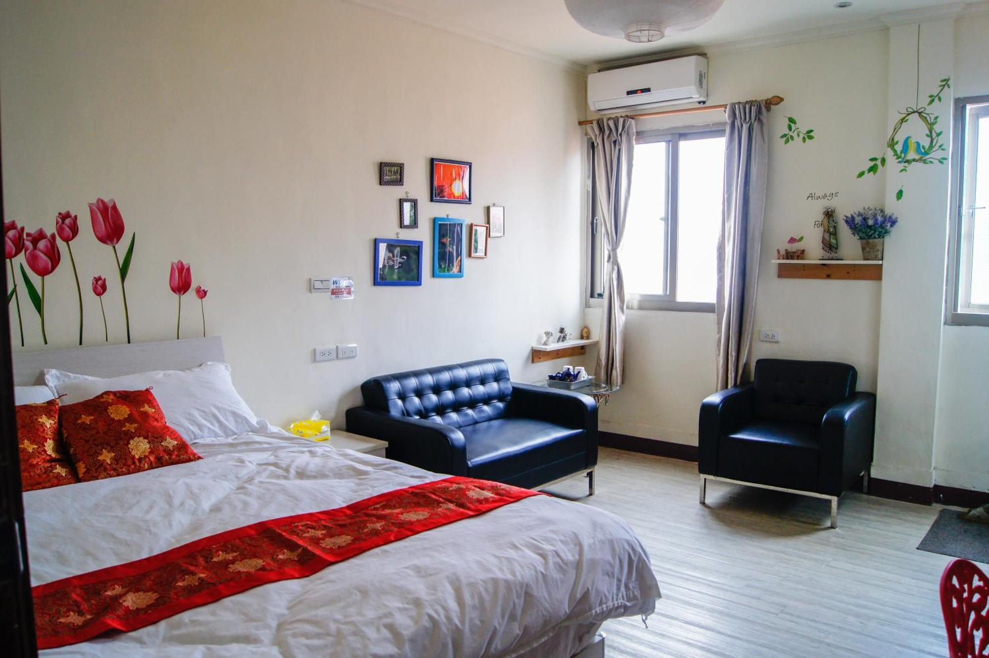 Ding Ding Homestay Цзиньху Номер фото